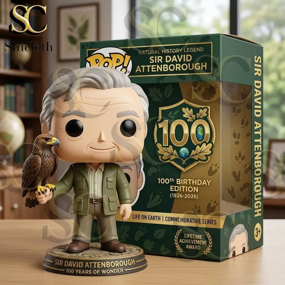 Sir David Attenborough 100th Birthday Edition Funko Pop! Figure