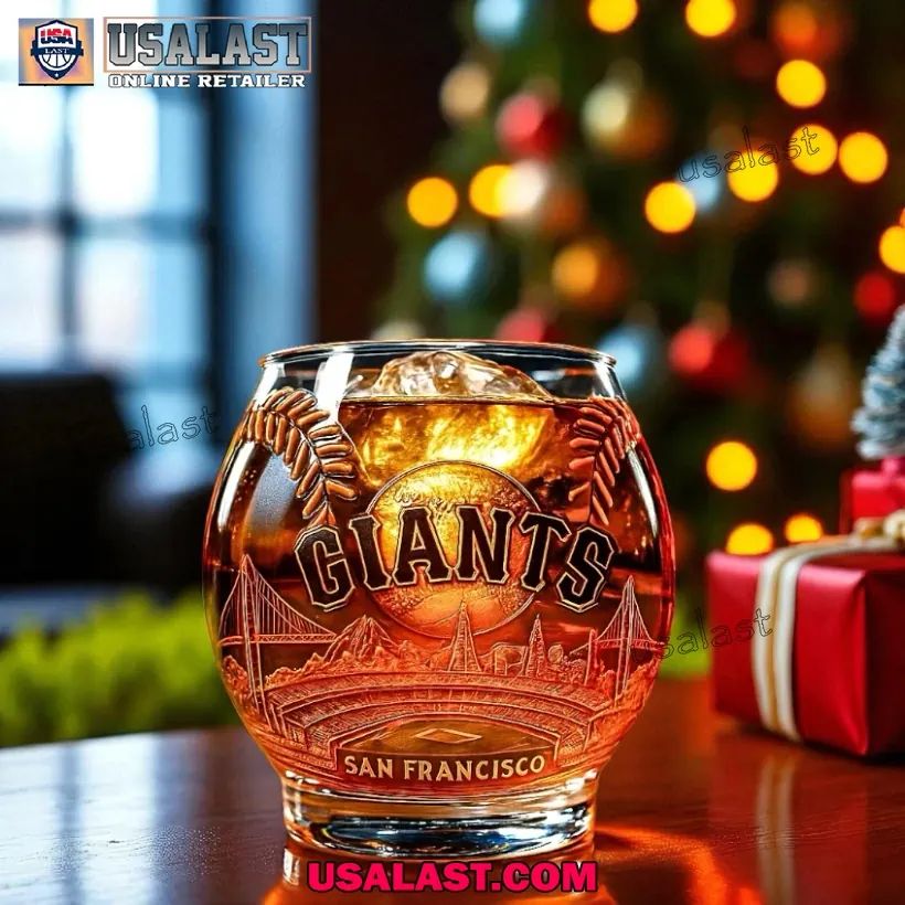 San Francisco Giants Custom Whiskey Glass