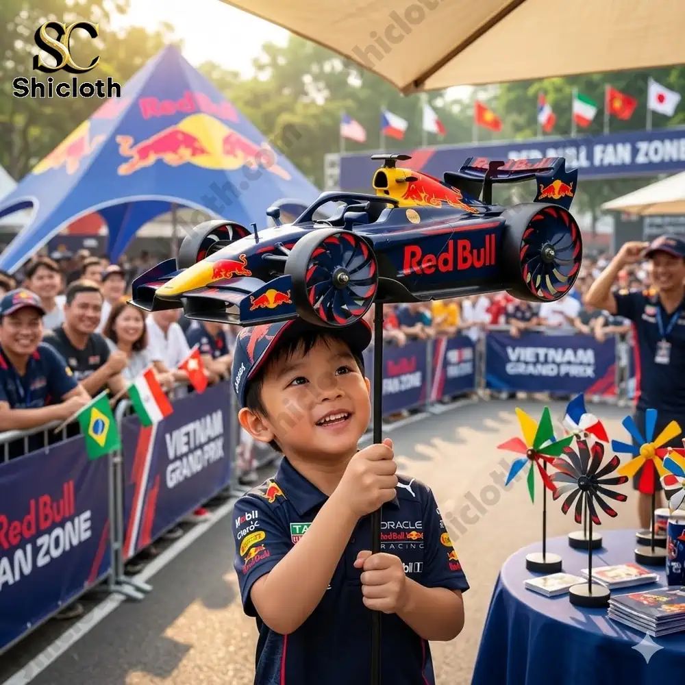 Formula 1 Team Wind Spinner For Garden