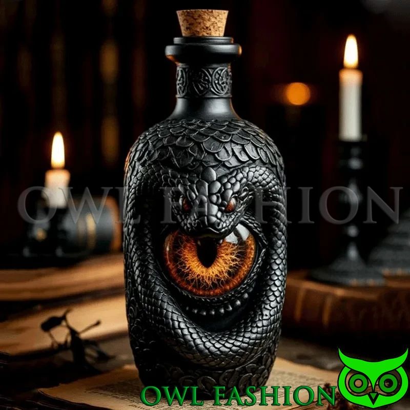 Magic Snake Eye Wine Bottle