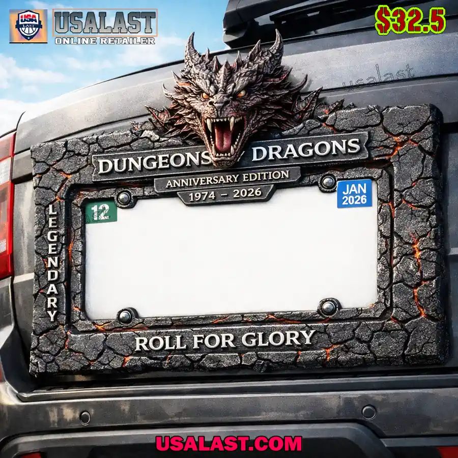 Dungeons & Dragons Edition License Plate Frame