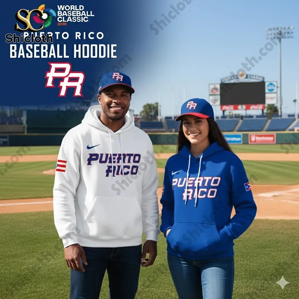 Puerto Rico Baseball 2026 World Baseball Classic Hoodie Limited Edition