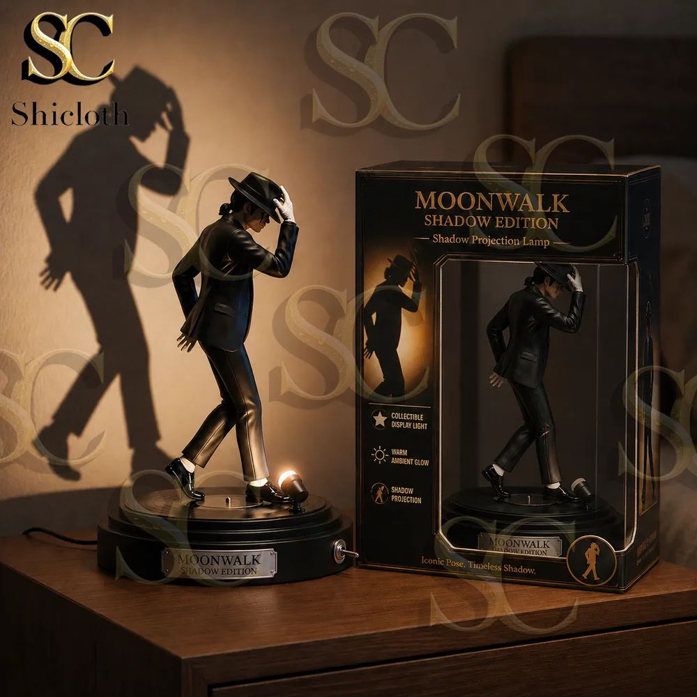 Michael Jackson Moonwalk Shadow Edition Iconic Dance Projection Lamp Figure