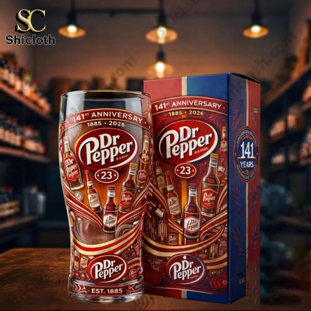Dr Pepper 141th Anniversary Collection Pint Glass