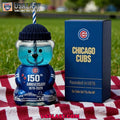 Chicago Cubs 150th Anniversary Collectible Bear Glass Cup