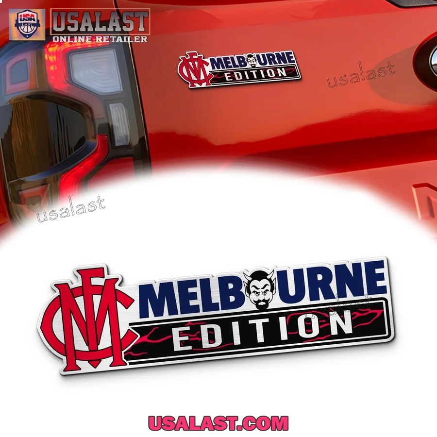 Melbourne Demons Edition Custom 3D Car Badge Sticker