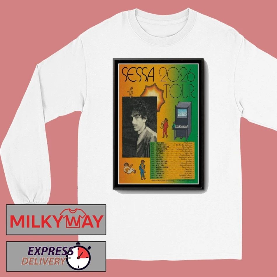 Sessa America and Canada Tour 2026 Poster shirt