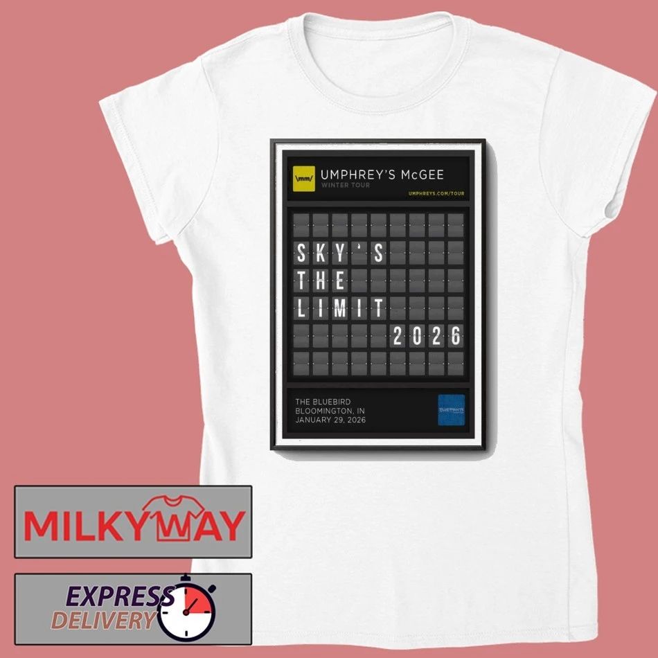 Umphrey’s McGee Bloomington IN Concert Jan 29 2026 Poster shirt