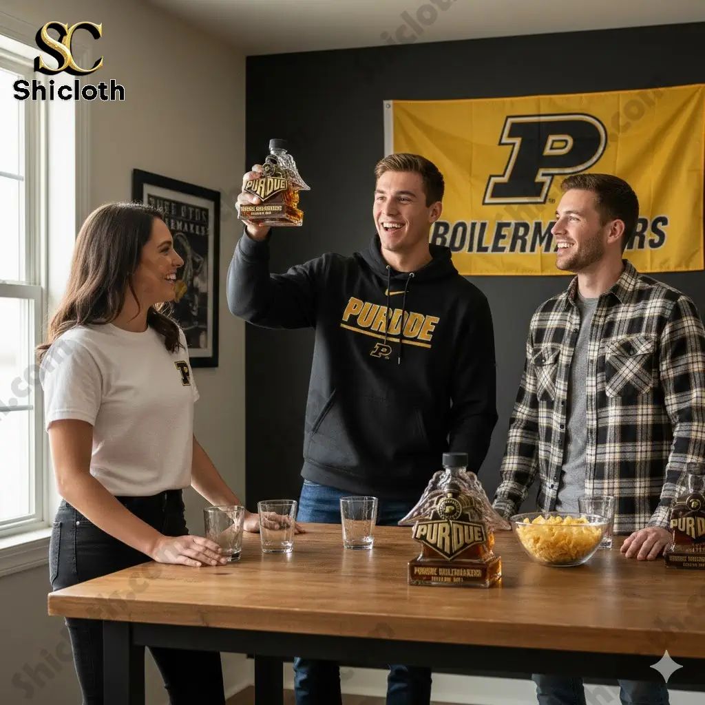 Purdue Boilermakers Crown Royal Bottle