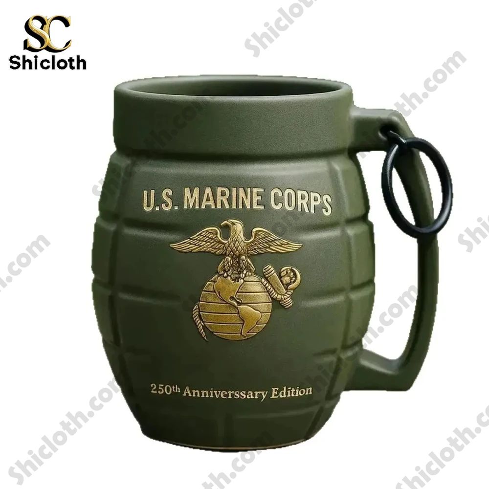 USMC 250th Anniversary Edition USMC Grenade Mug