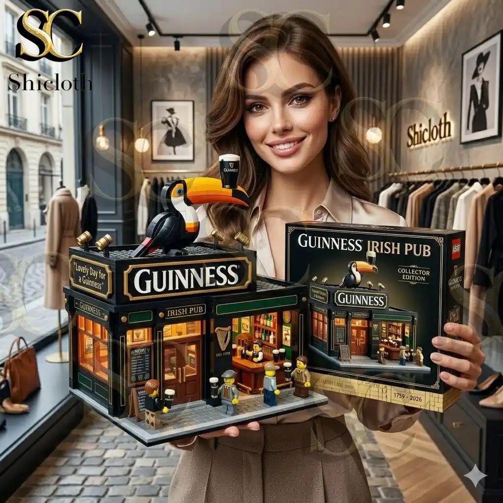 Guinness Irish Pub Collector Building Brick Set