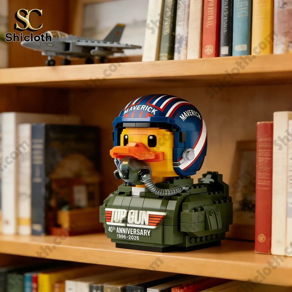 Gun 40th Anniversary Pilot Duck Building Blocks