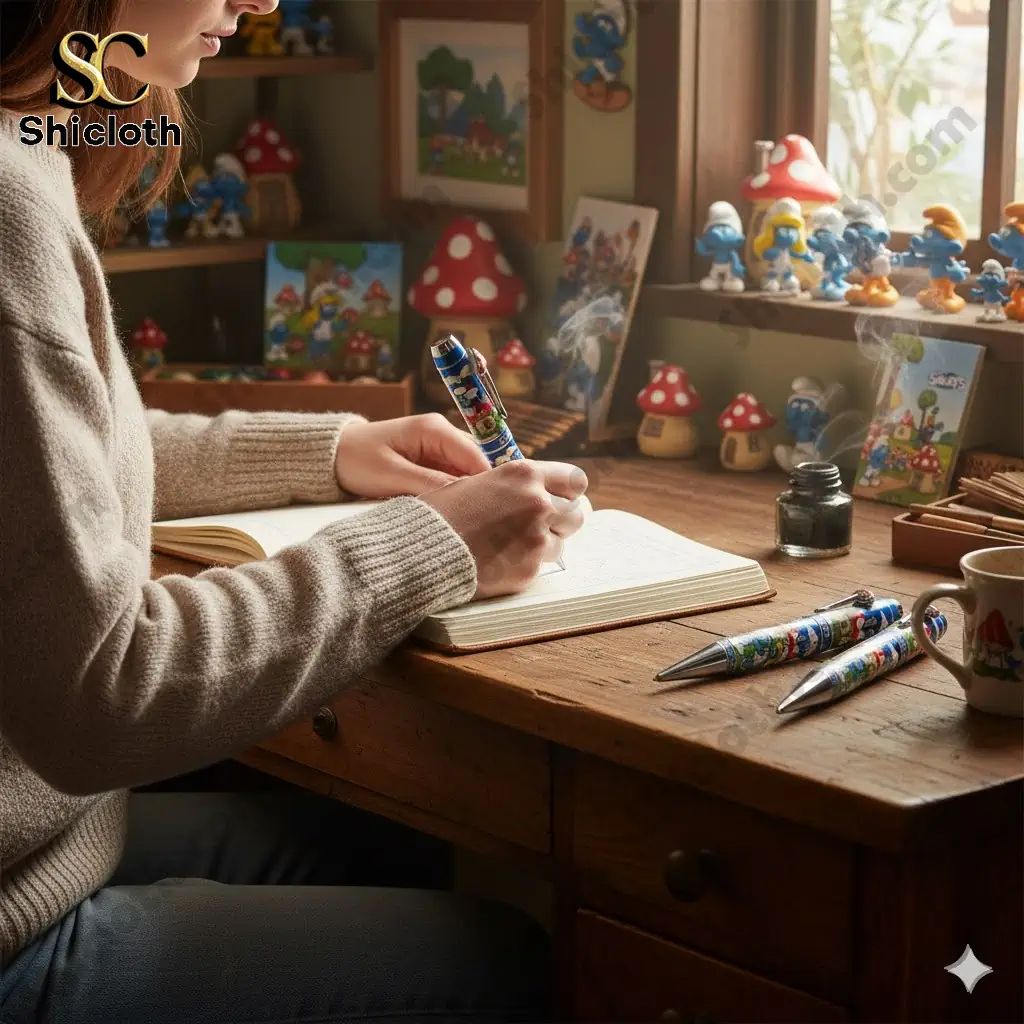 Movie Cartoon The Smurfs Collectible Pen