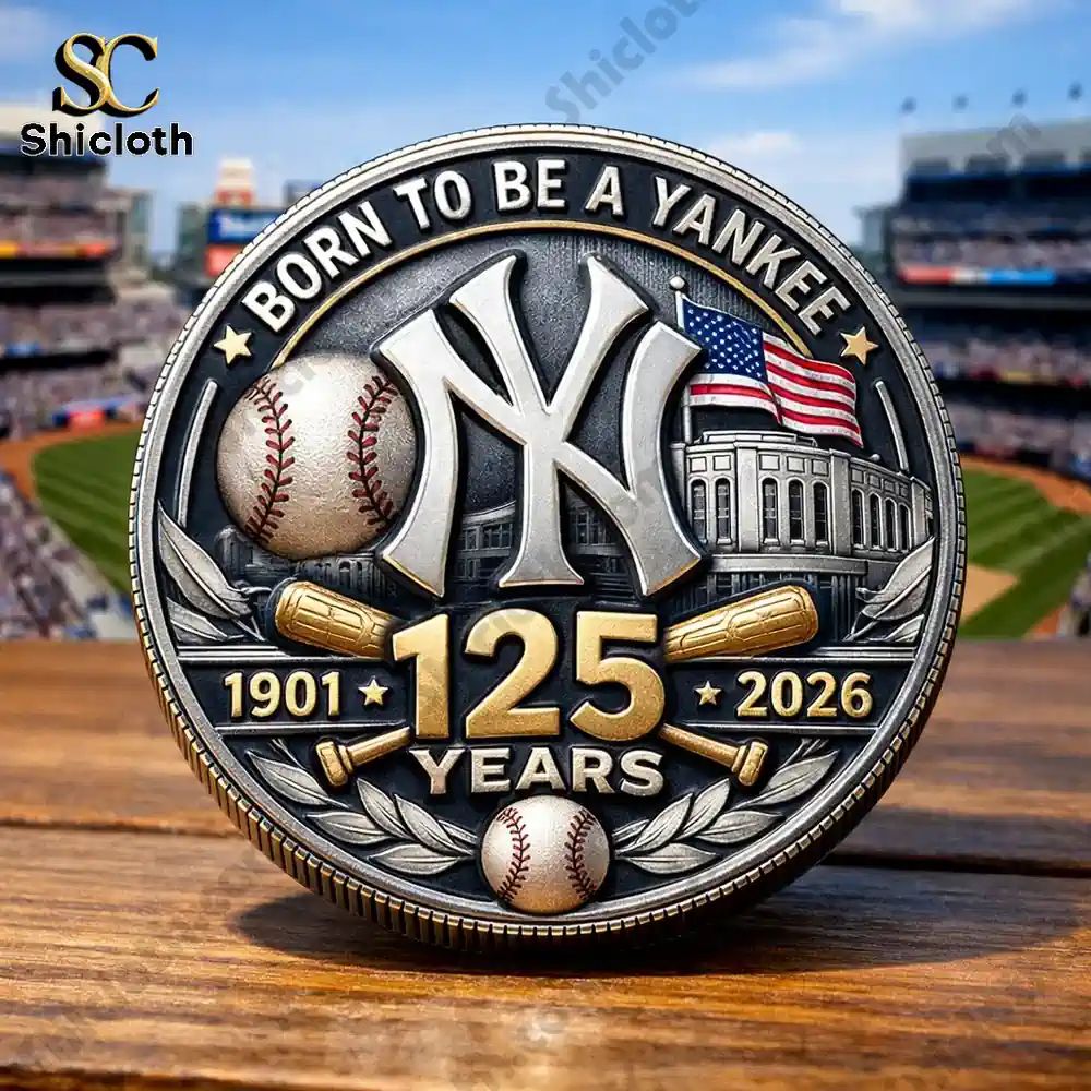New York Yankees 125 Years Commemorative Coin