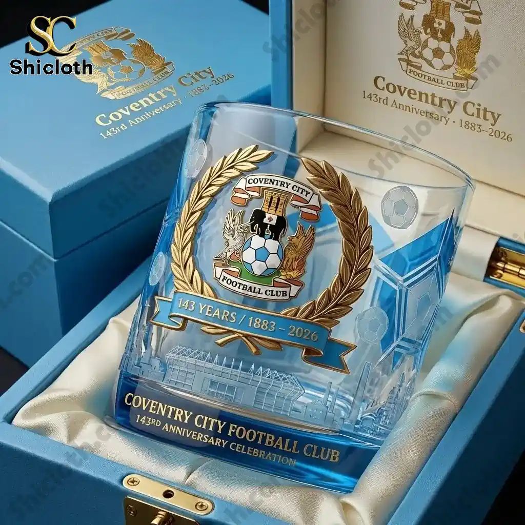 Coventry City Fc Anniversary Whiskey Glass