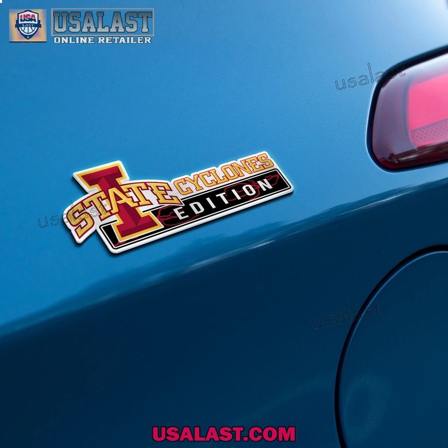 Iowa State Cyclones Edition 3D Car Badge Sticker