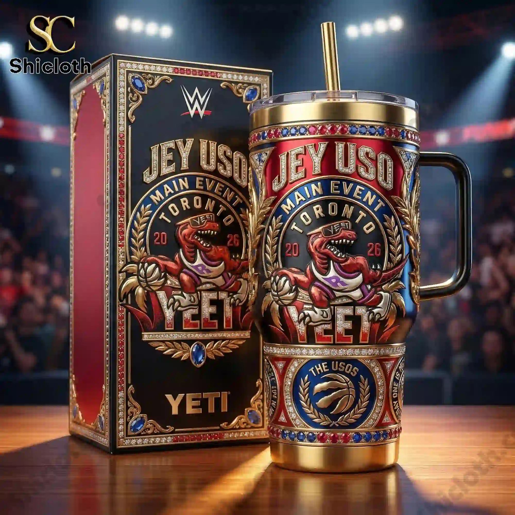 Jey Uso Main Event Toronto 2026 Yeet Yeti Tumbler With Handle