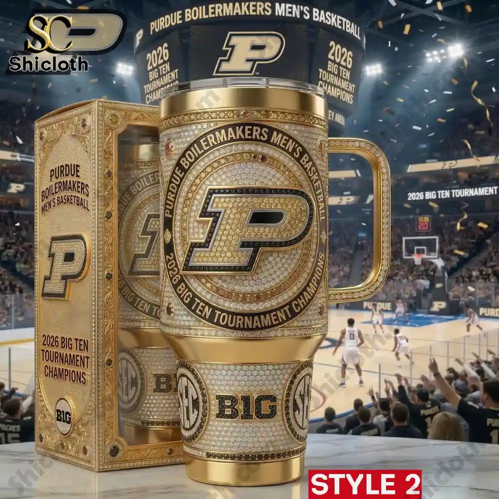 Purdue Boilermakers Big Ten Champions 2026 Tumbler