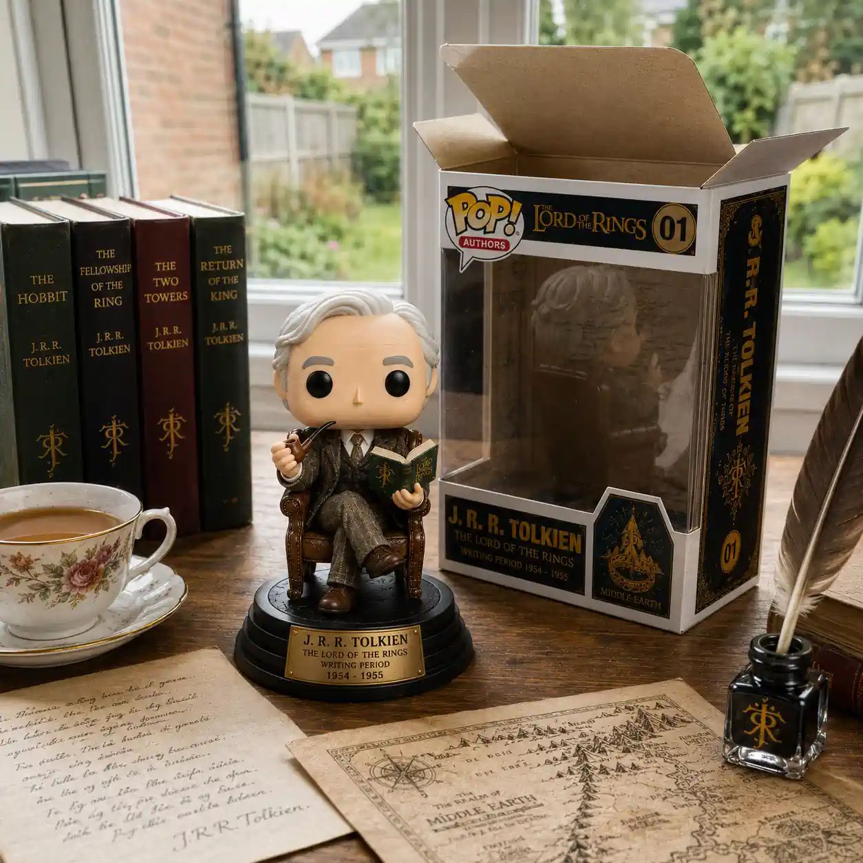 J.R.R. Tolkien LOTR Middle Earth Commemorative Funko Pop! Figure