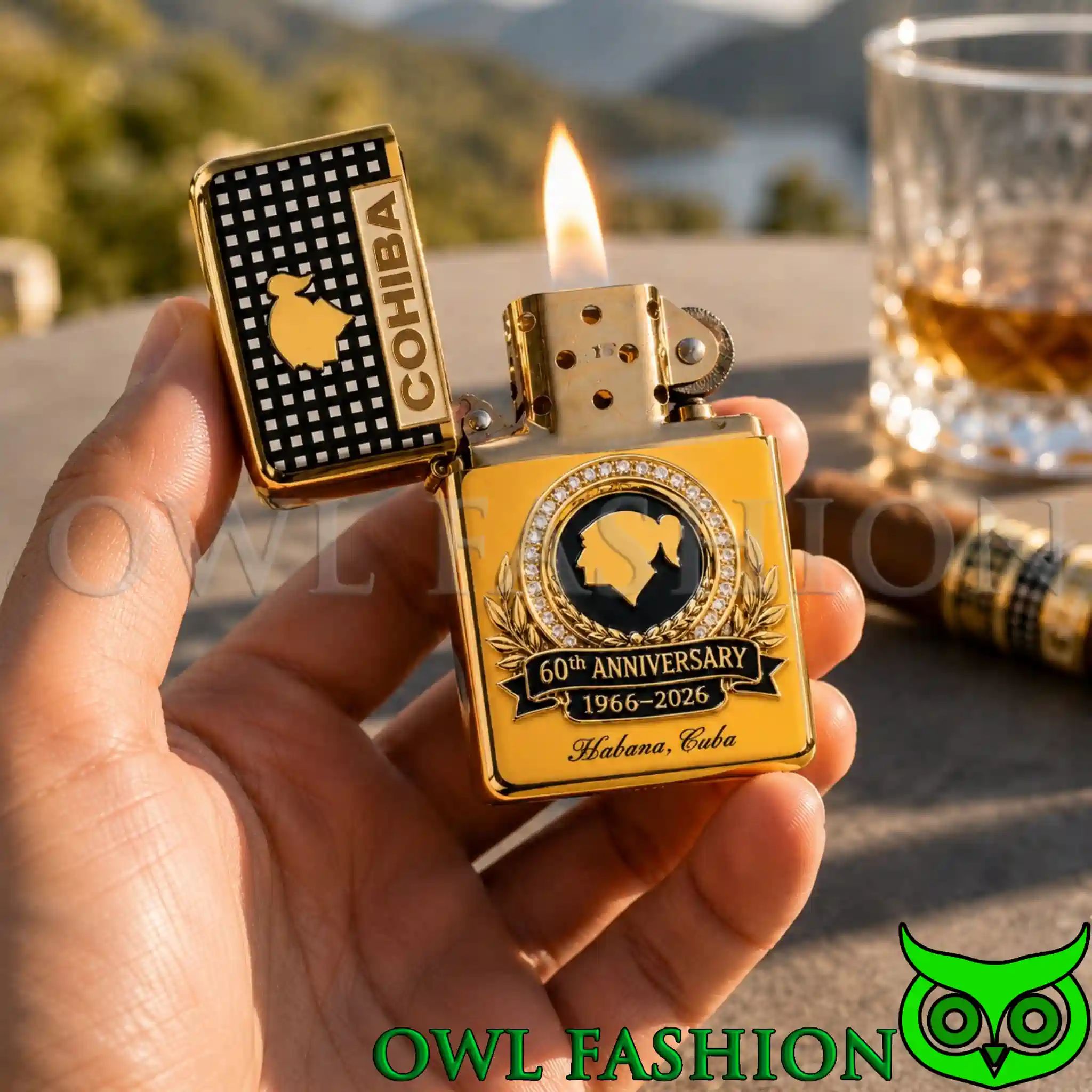 Cohiba 60th Anniversary Collector Lighter 1966–2026