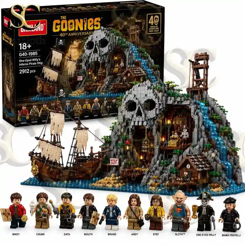 The Goonies 40th Anniversary Collector Brick Series