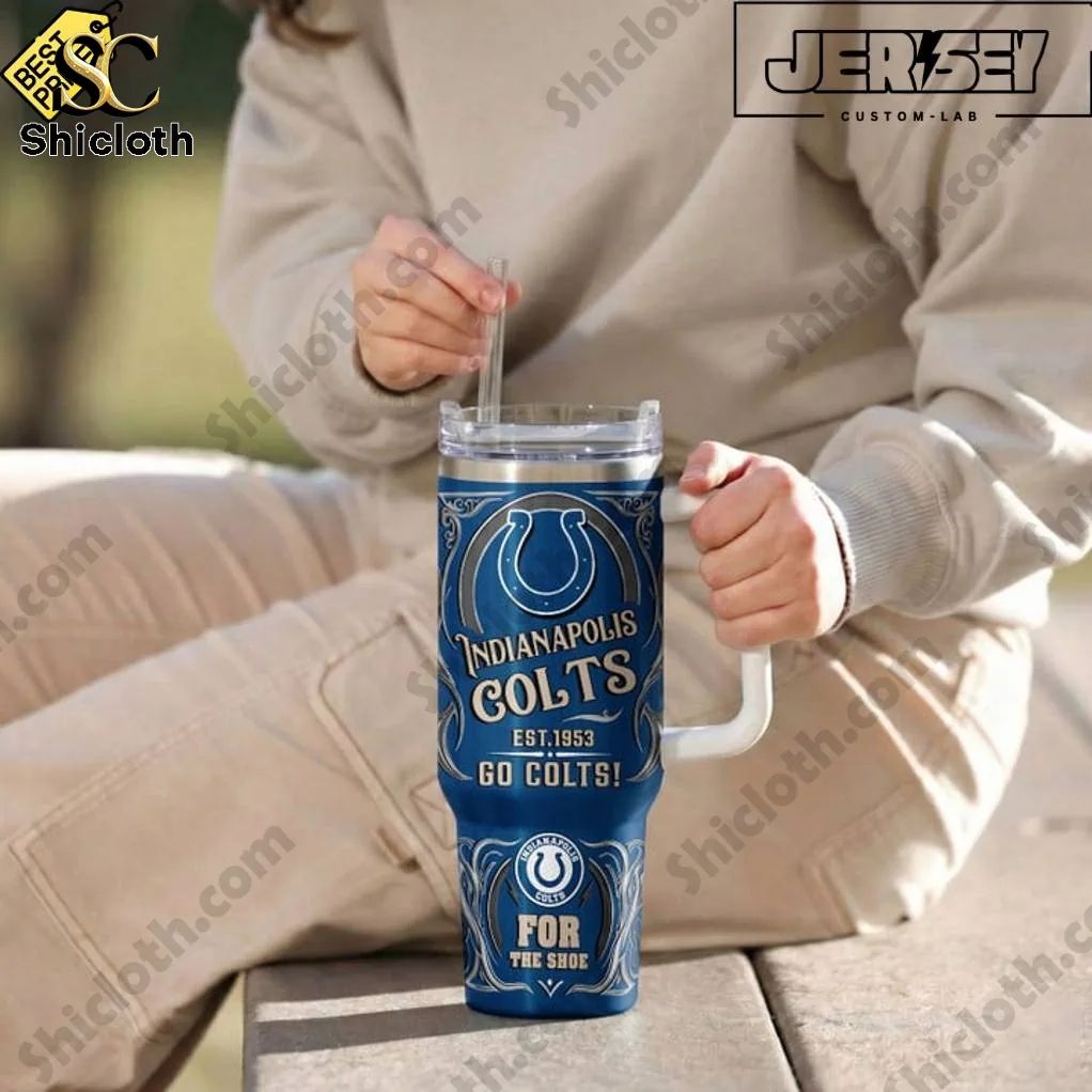 Indianapolis Colts For the Shoe Special YETI Tumbler