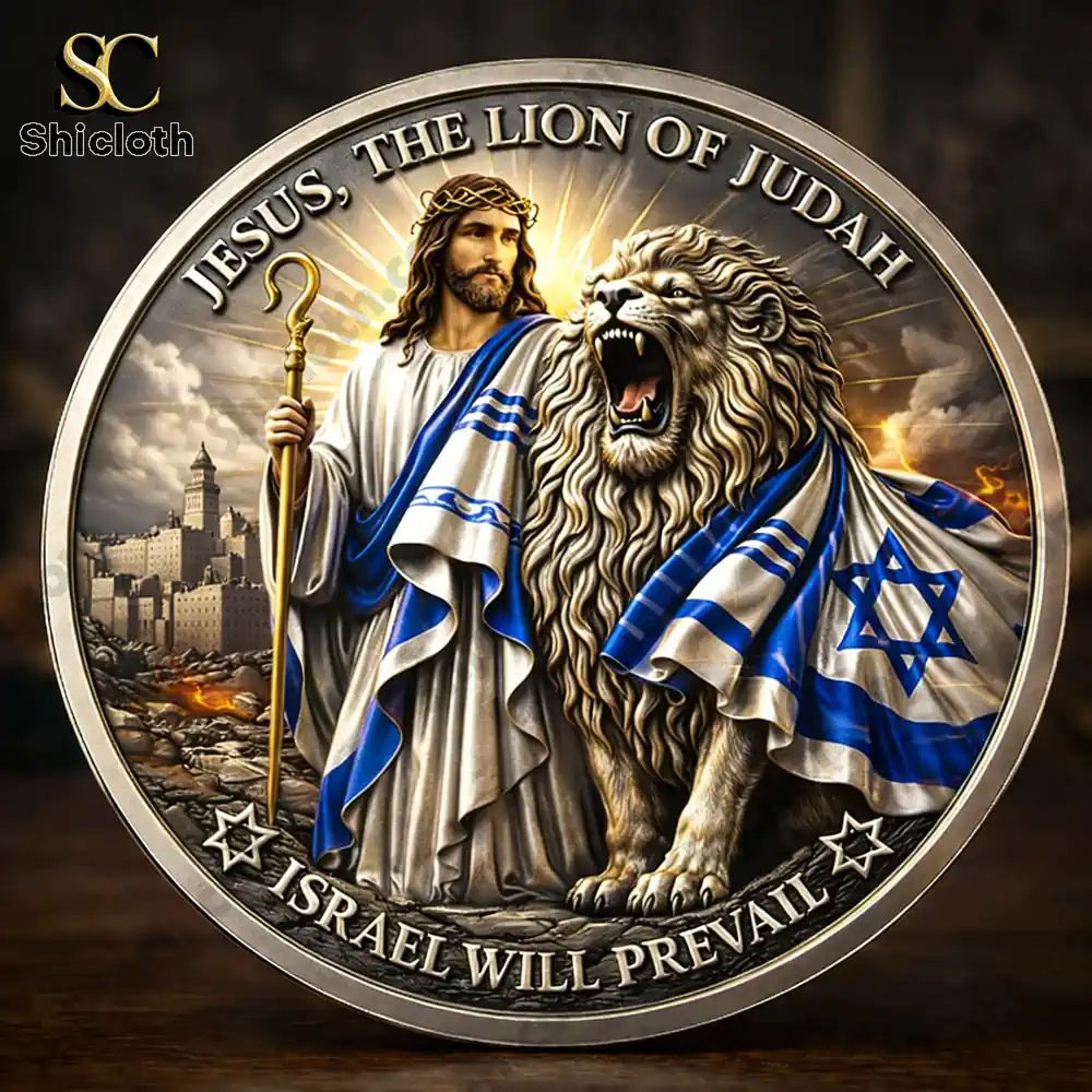 Jesus The Lion Of Judah Israel Will Prevail Commemorative Coin