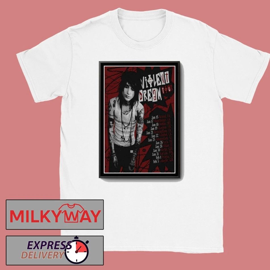 Johnnie Guilbert Violent Dream Tour 2026 Poster shirt