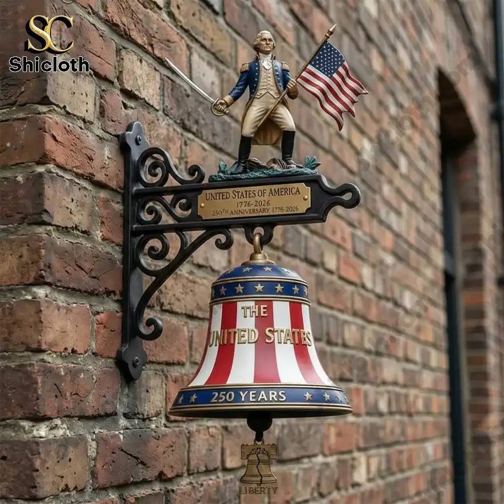 Commemorative United States 250Th Anniversary Semiquincentennial George Washington Wall Bell