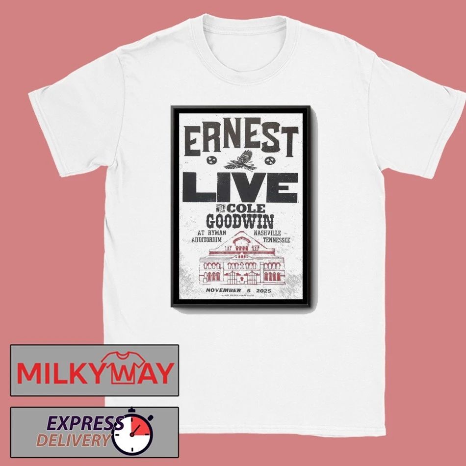 Ernest Ryman Auditorium Nashville, TN Poster shirt
