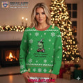 Frog Riding A Balance Scooter Christmas Ugly Sweater