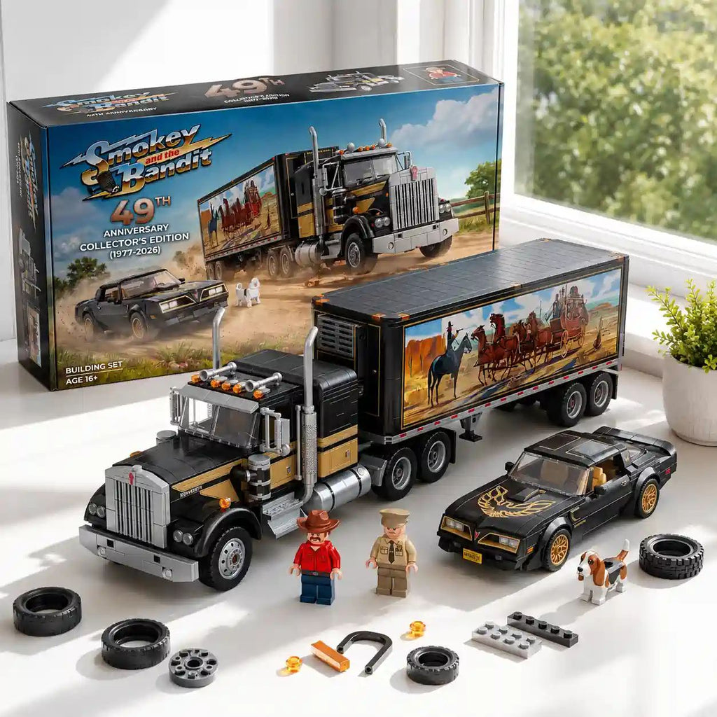 Smokey and the Bandit 49th Anniversary Collector’s Edition Building Brick Set