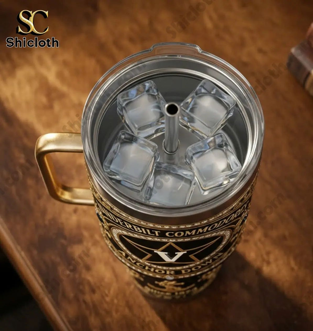 Vanderbilt Commodores Anchor Down Since 1873 YETI Tumbler