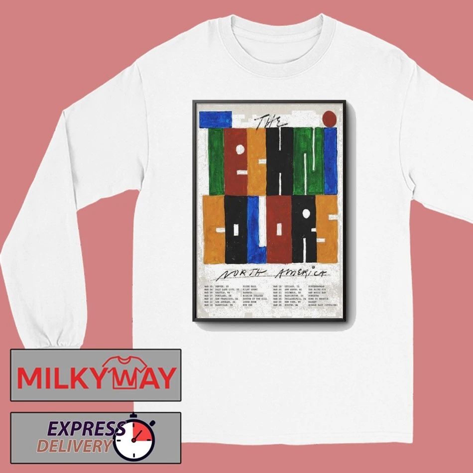 The Technicolors North America Tour 2026 Poster shirt