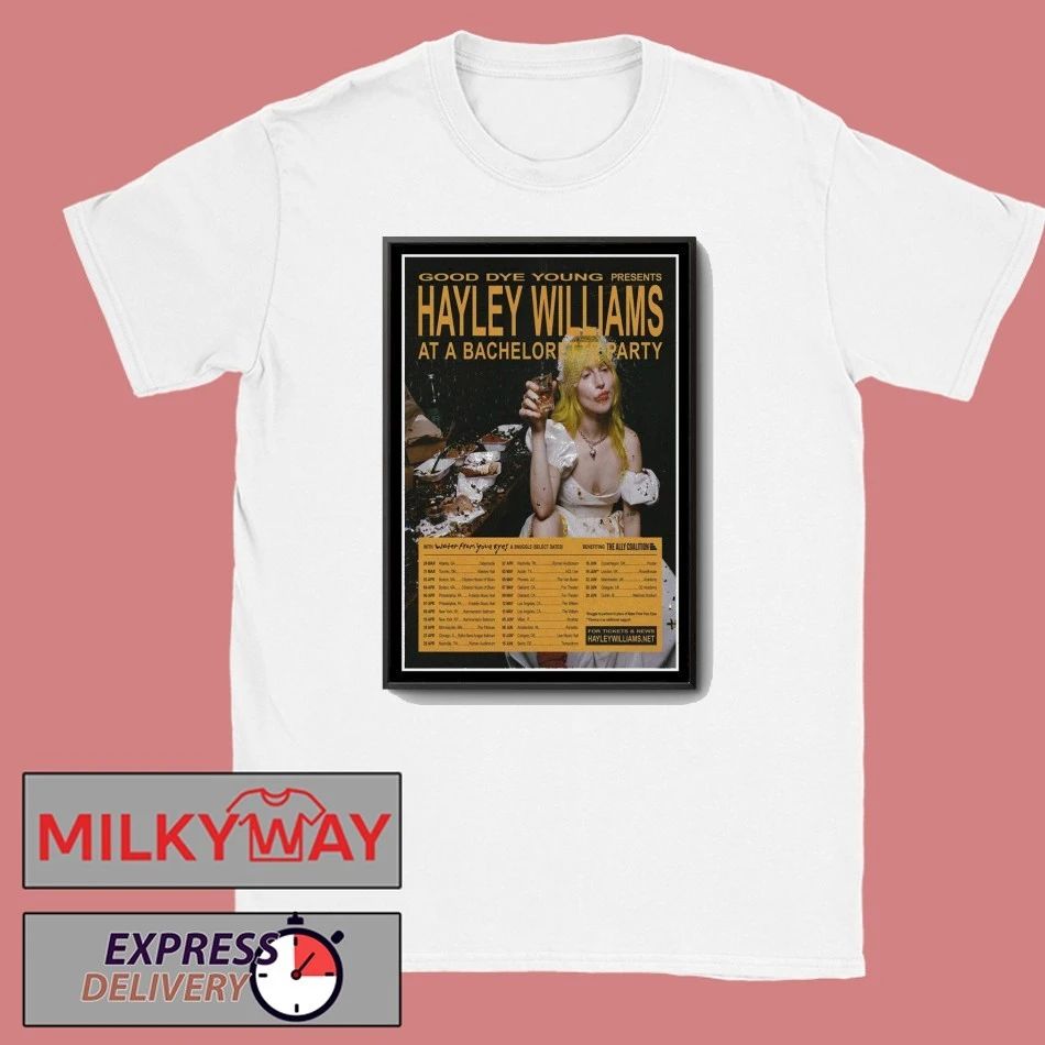 Hayley Williams At A Bachelorette Party 2026 Poster shirt