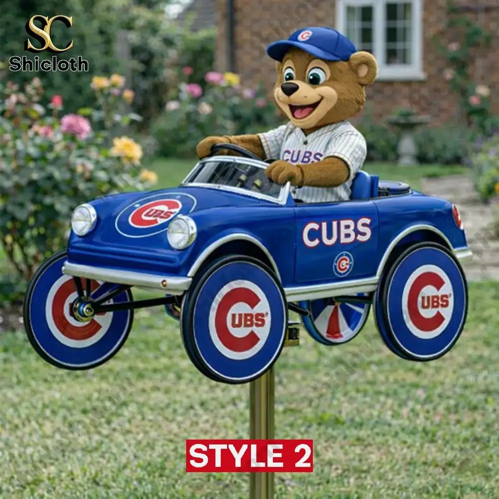 Chicago Cubs Clark Wind Spinner For Garden