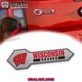 Wisconsin Badgers Edition 3D Car Badge Sticker