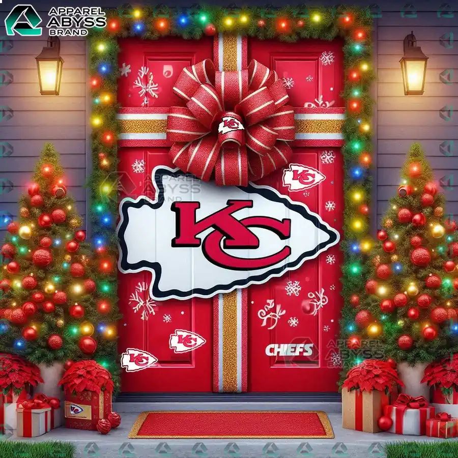 Kansas City Chiefs 3D Door Cover Gift Warp Papper