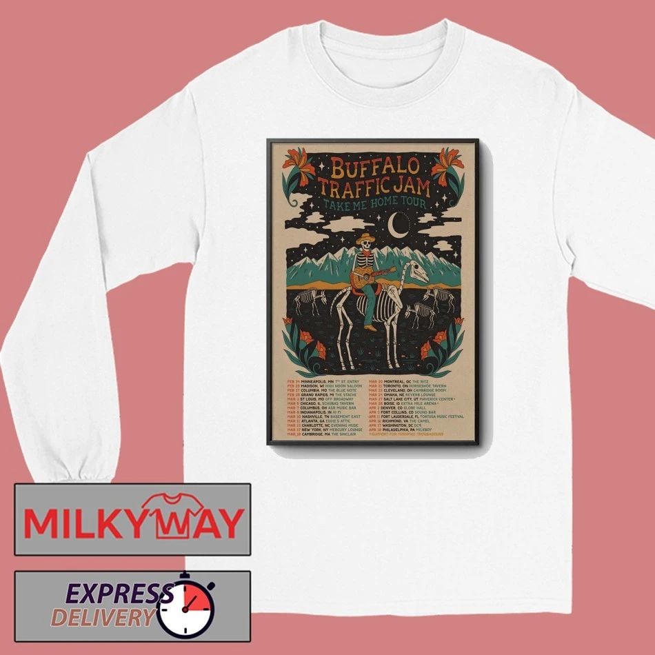 Poster Buffalo Traffic Jam Take Me Home 2026 Tour shirt