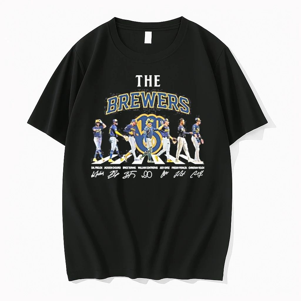 The Brewers Abbey Road 2025 Postseason Tshirts Sweater