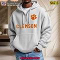 Clemson Tigers Waffle Half Zip Hoodie
