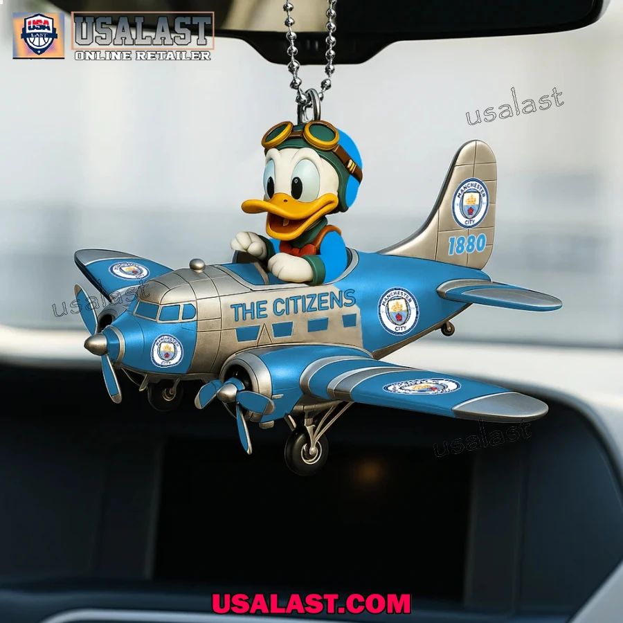 Manchester City x Donald Duck Christmas Hanging Ornament