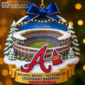 Atlanta Braves Stadium 2025 Christmas Ornament