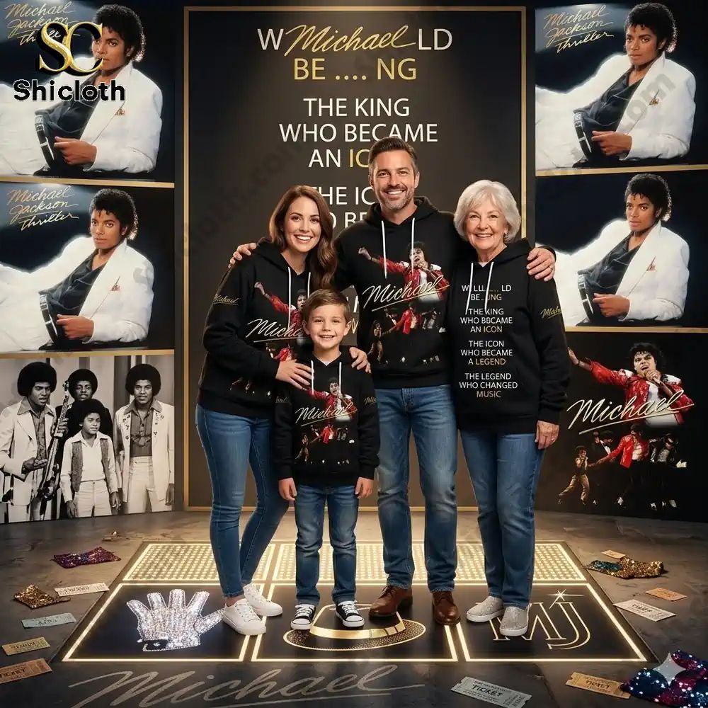 King Legend Of Pop Michael Jackson 3D Apparel Hoodie