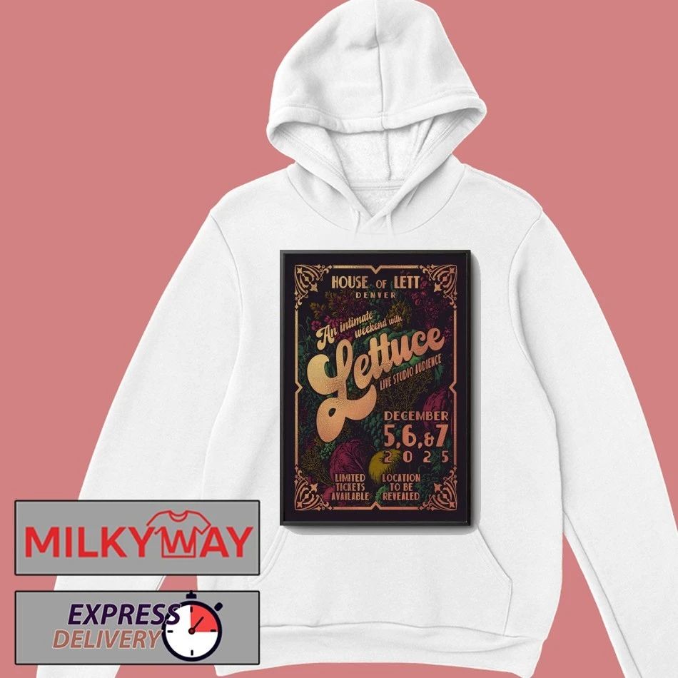Lettuce 12 5-12 7 2025 Denver CO Poster shirt