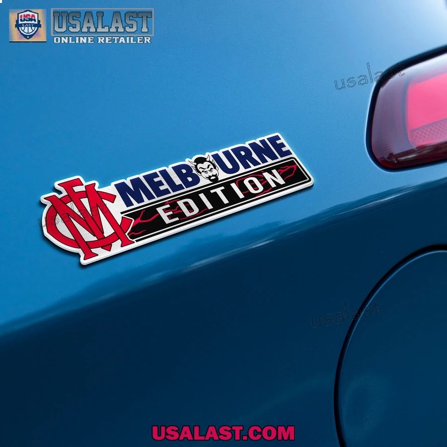 Melbourne Demons Edition Custom 3D Car Badge Sticker
