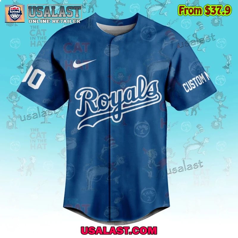 Kansas City Royals x Dr Seuss Baseball Jersey