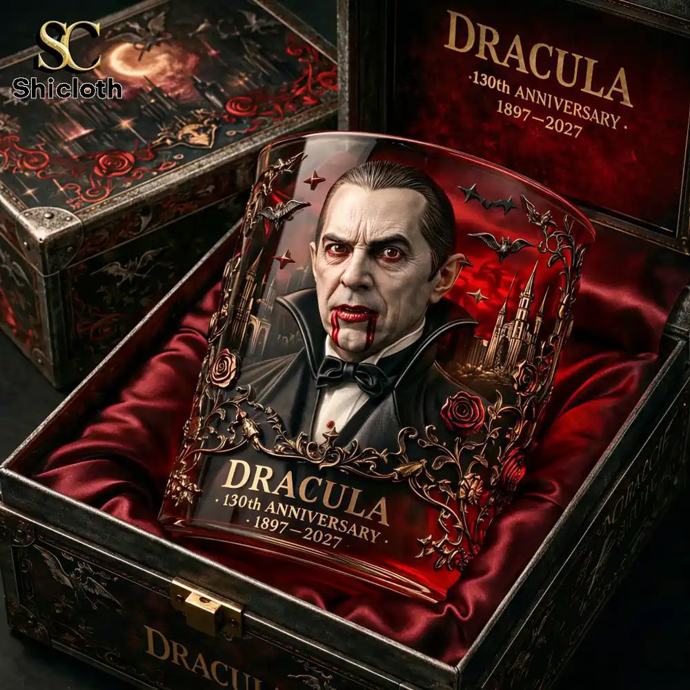 Dracula 130th Anniversary Gothic Whiskey Glass