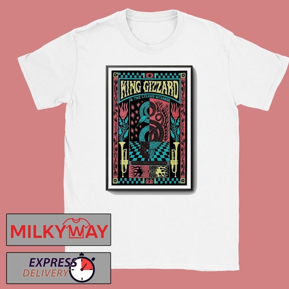 Show King Gizzard And The Lizard Wizard Nov 7, 2025 Mainstage, ‘s Hertogenbosch, Netherlands Poster shirt