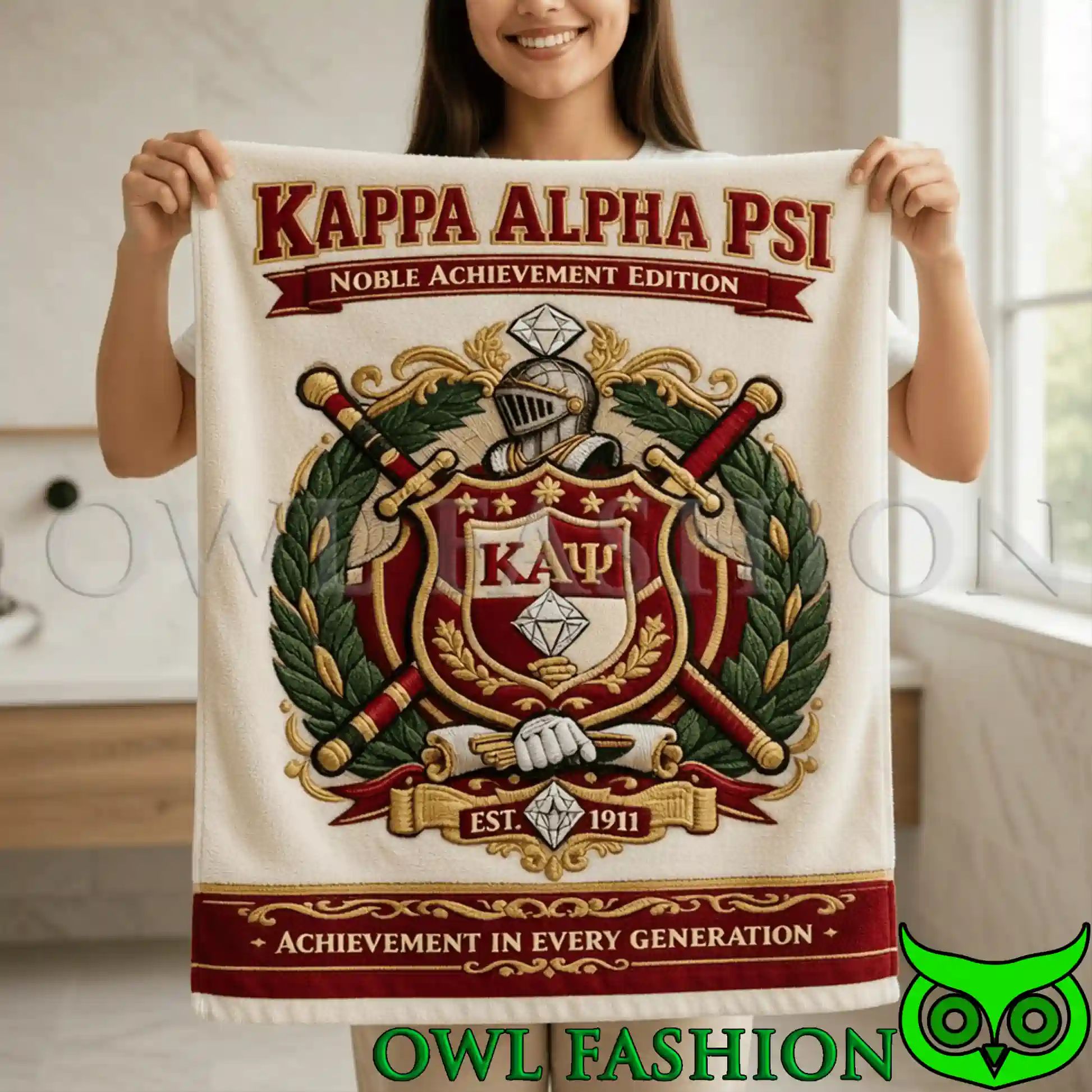 Kappa Alpha Psi Premium Bath Towels